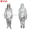 Heat preventing suit fire resistant coverall with aluminium