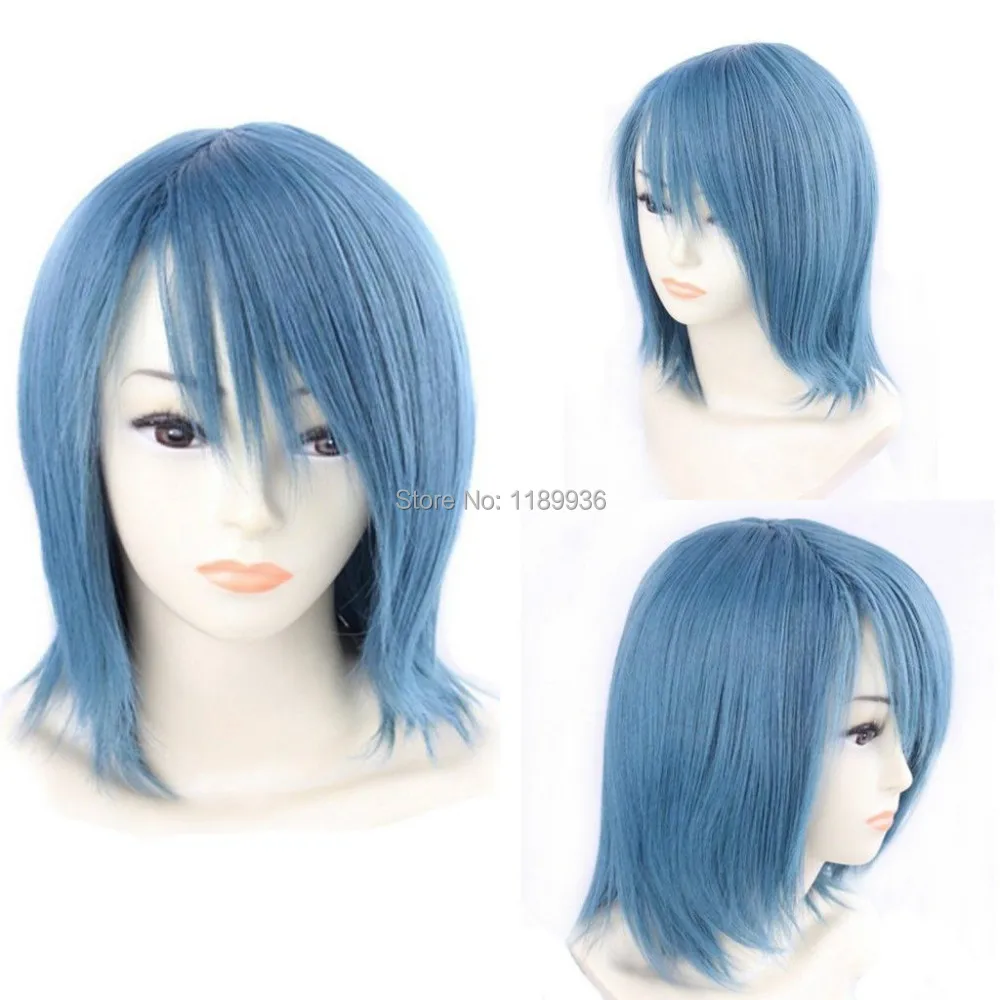 mens blue wig