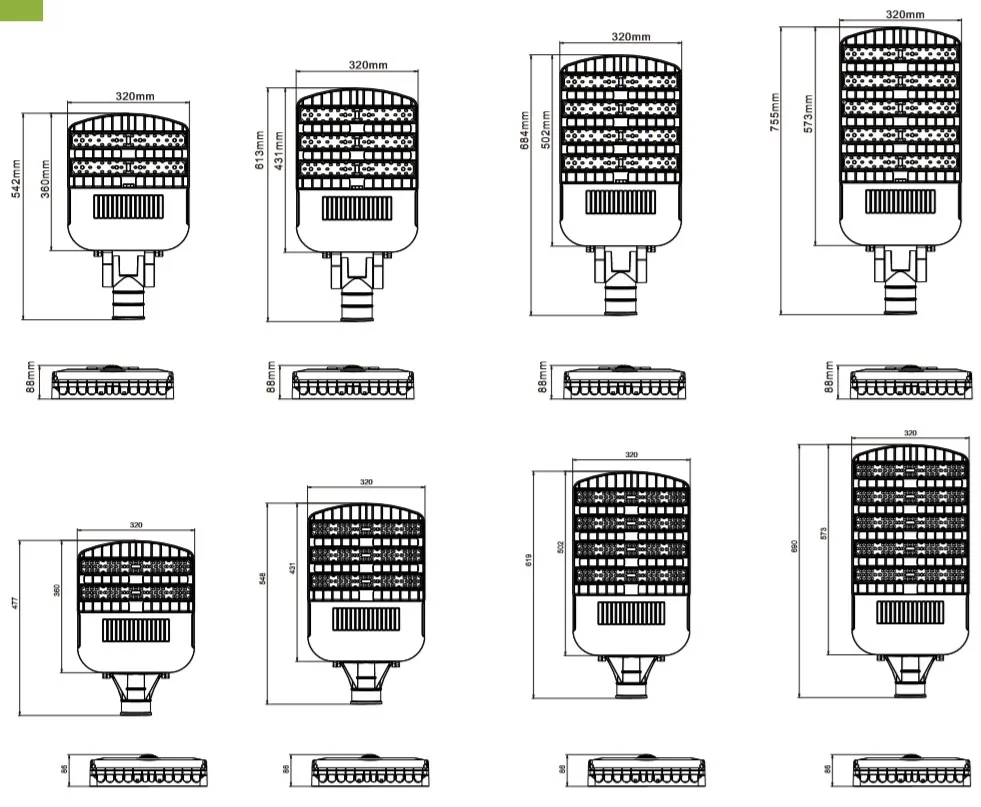 140LM/W modular high way lamp 100w 150w 200w 250w Led Street Light Outdoor