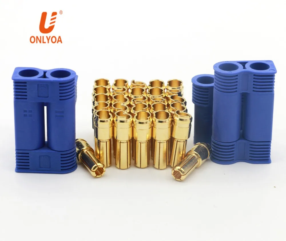 10 Pairs Amass EC3 Battery Connectors – 3.5mm Banana Plugs With 14AWG Silicone Wire For RC LiPo Batteries - View #10