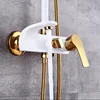 Rainfall Shower Head Bathroom Shower Faucet Accessory Bath Set