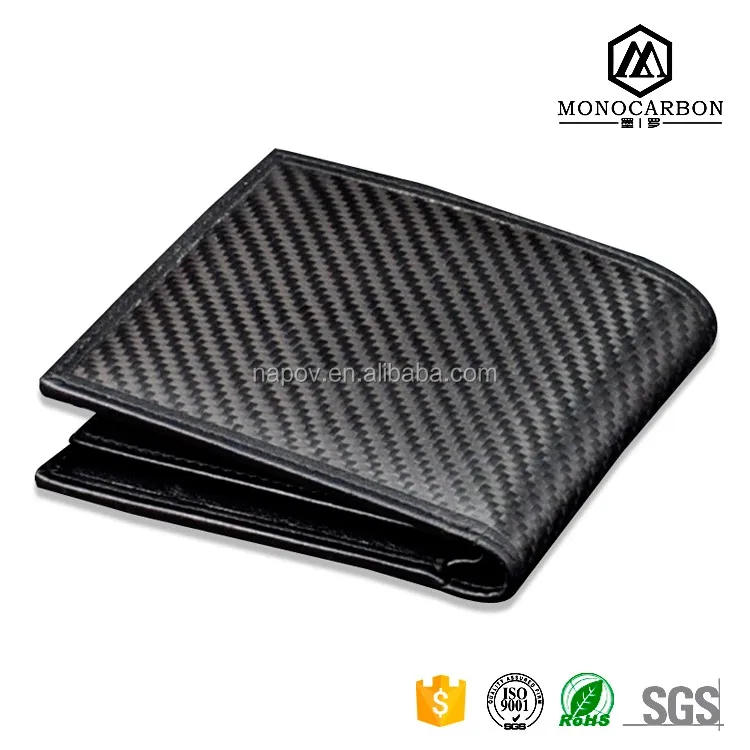 Luxury Real Carbon Fiber Wallet,100 Real Carbon Fiber Leather Wallet