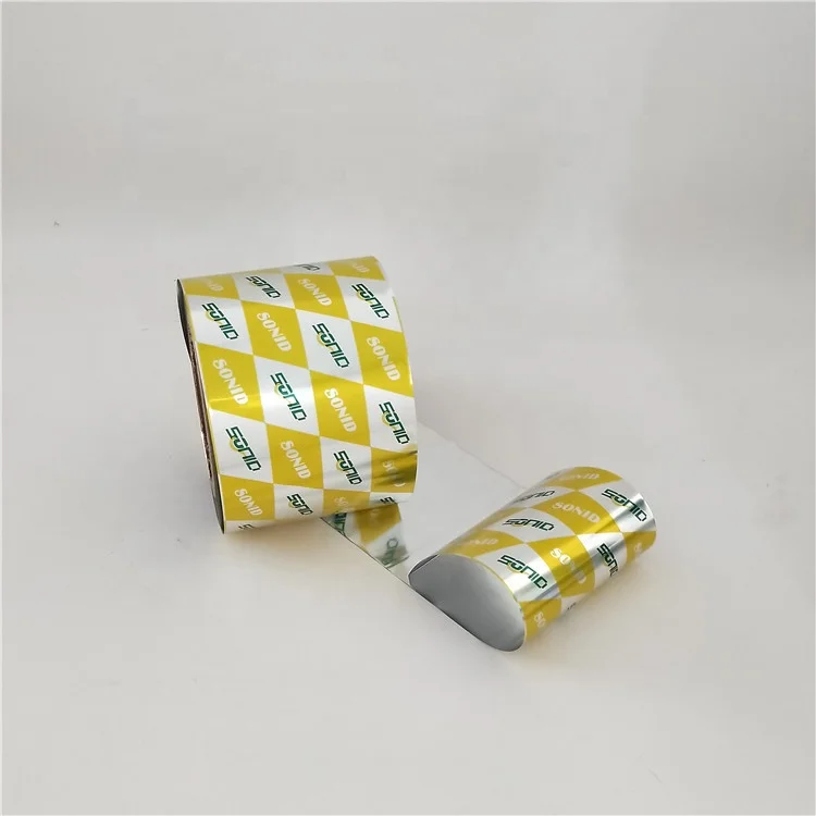 Recycled vivid print plastic laminated custom printing auto tyre wrapping roll film