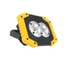 18650 Battery Powered USB Rechargeable Flood Cordless 20w cob led Work Light With Stand Emergency traffic warning working light