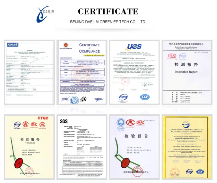 Certifications