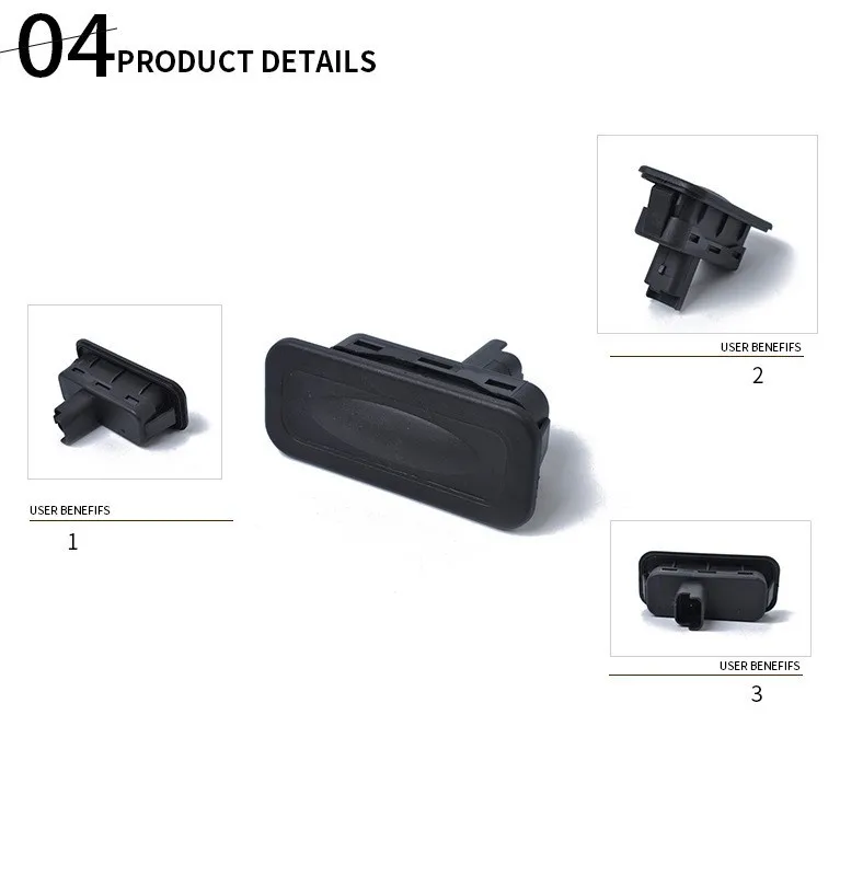 Rear Trunk Tailgate Release Door Handle Switch 8200076256 Auto Parts