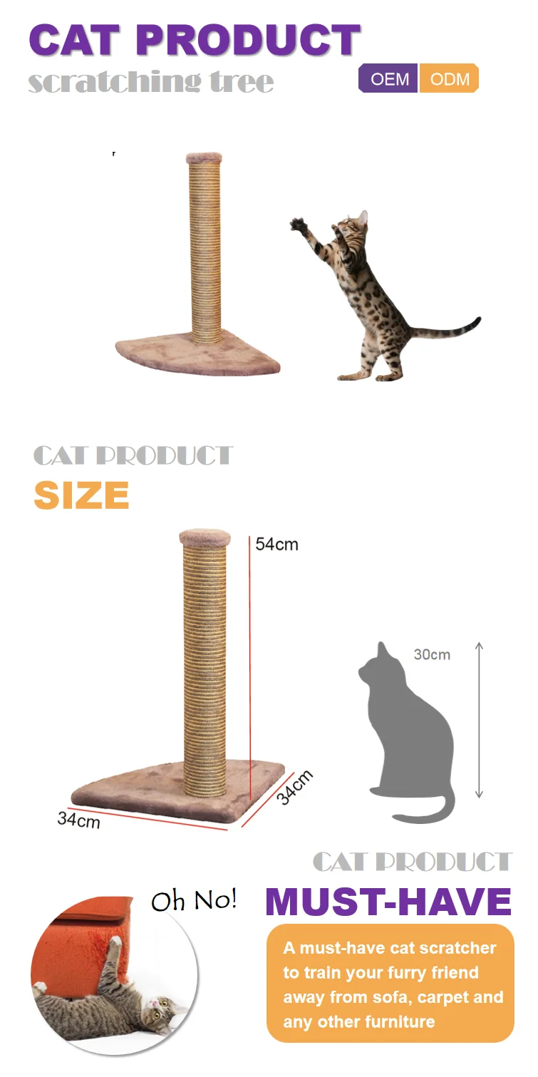 wooden cardboard cat house tree