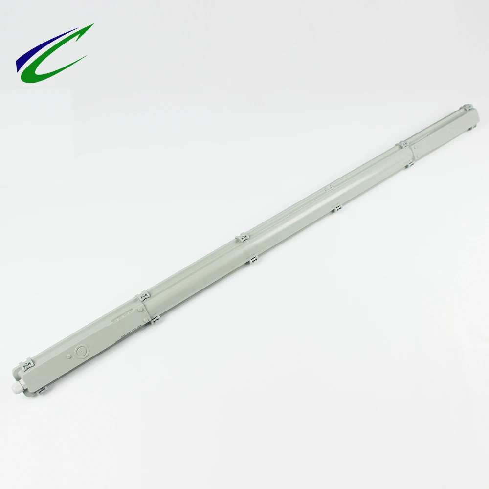 T5 Fluorescent Light Cover With Clips Housing 2x14w Triproof Lamp
