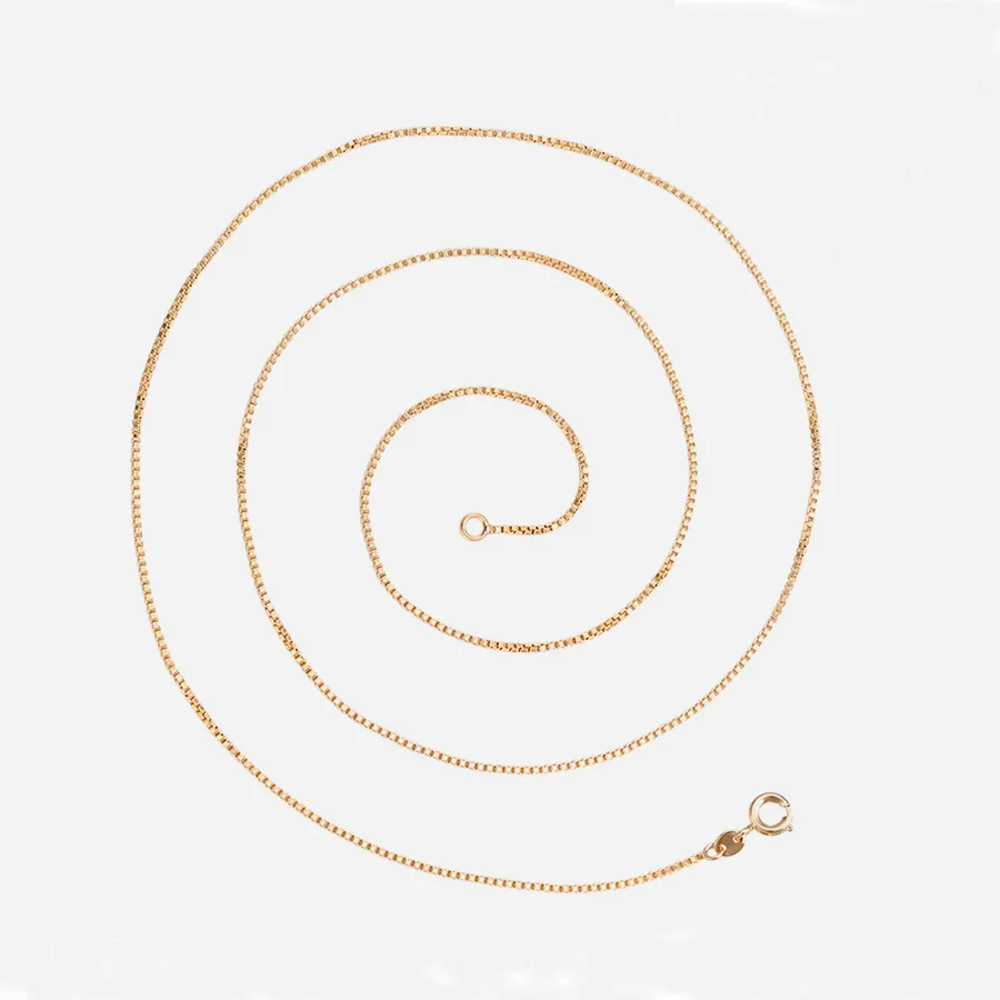

42603-high fashion jewelry 18k gold box chains