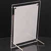 New Design Curved Acrylic Photo Frame with Letters on Surface