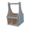 canada pine wooden 4 bottle wine box