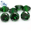 AAA Green Round diamond cut loose piedras zirconia precio for Jewelry