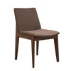 New arrival classic fabric cushion wooden legs restaurant dining chair