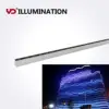 double protection display of curtain wall led linear light