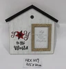 China Wholesale High Quality unique shape photo frame / high quality sisters photo frame