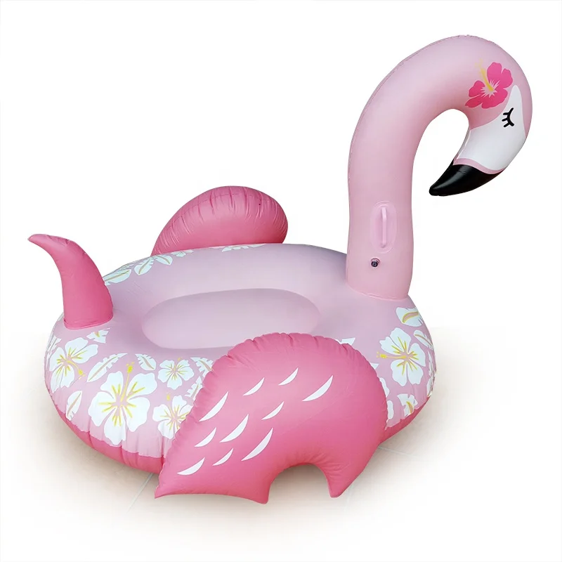 inflatable pink flamingo pool float