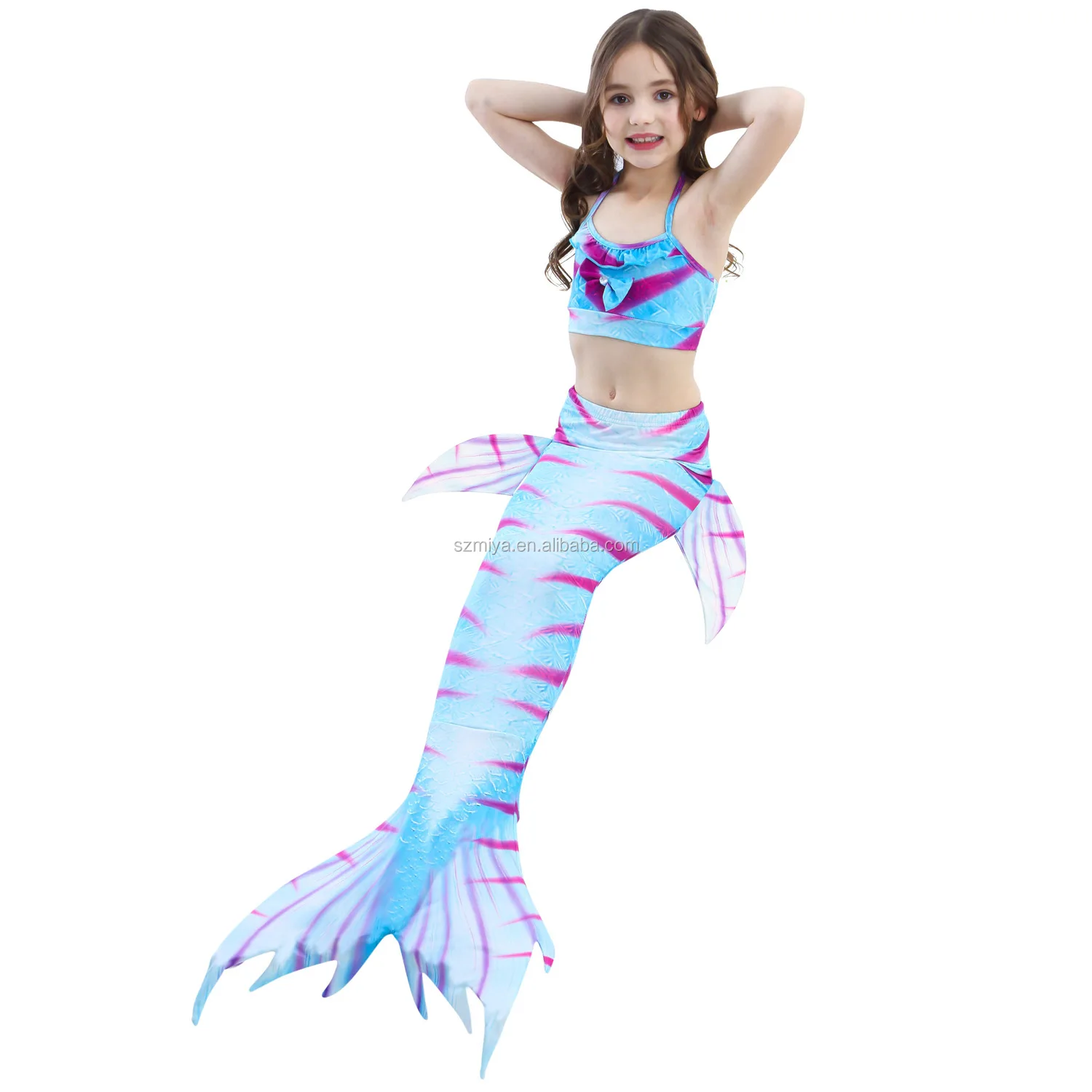 Traje Cola Niños Nadar Bikini Niños Buy Nadar Unids Tropical Niñas Baño 3 De Sirena Para traje cola 7Ybf6yg