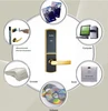 DOUWIN CE FCC ISO9001 smart electronic RFID card hotel lock with software system electronic lockset for hotel