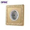 EU Style Plug Socket Power Outlet Port 250V Electrical Outlet Panel