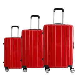Famous brands travelling luggage bag trolley luggage leisure pc abs luggage set