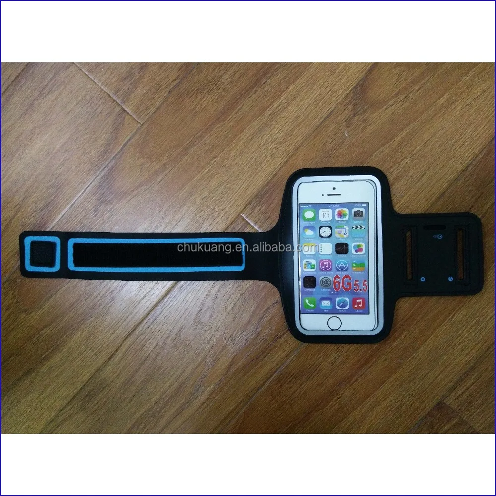 Waterproof Outdoor Sports Running Arm Band Phone Case Hook And Loop