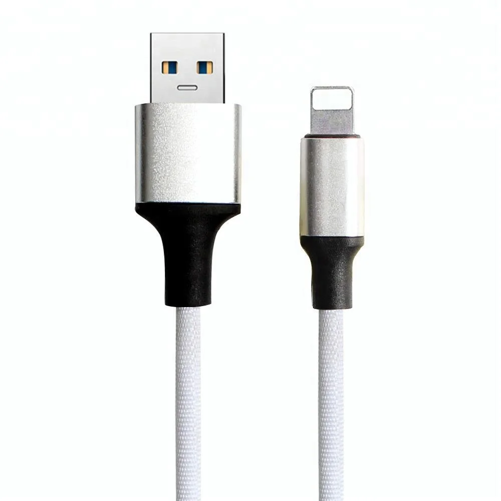 1/2 metros de nylon trenzado para usb apple iphone 6 iphone 6 del cable del cargador - ANKUX Tech Co., Ltd