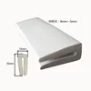 Silicone solid U section rubber glass edge protective trim seals