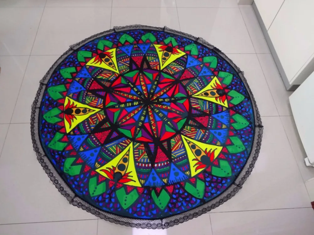 round beach towel sample 1