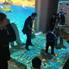 2018 Hot sell interactive floor projection games for kids Interactive Floor Projection with Beautiful Virtual Beach
