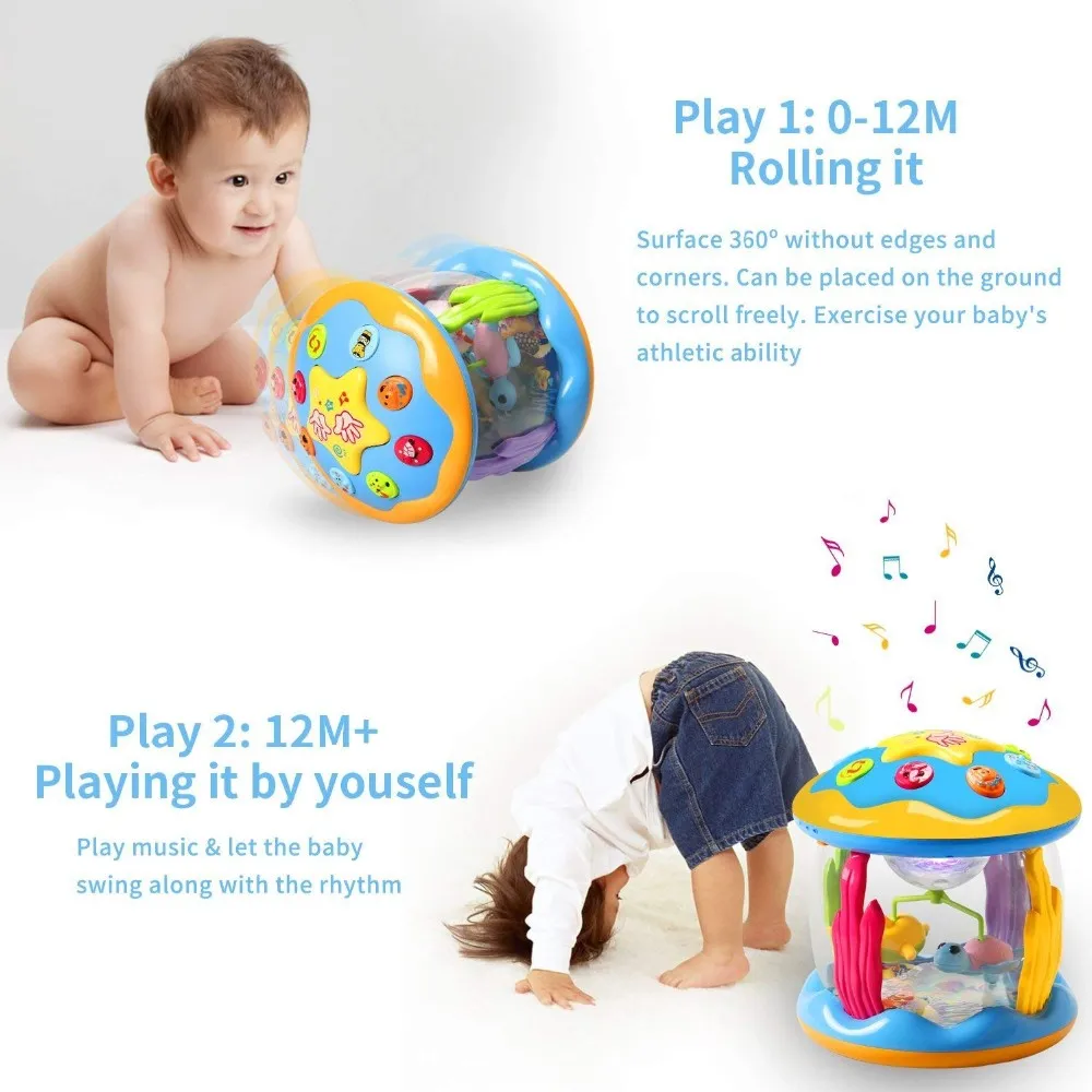 Baby Toys Ocean Park Rotating Projector,Various Pacify Music & Light ...