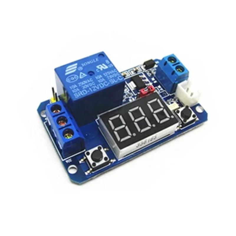 12 V timer Delay relais Module Digital Affichage DEL Cycle 0-999 Réglable Relais