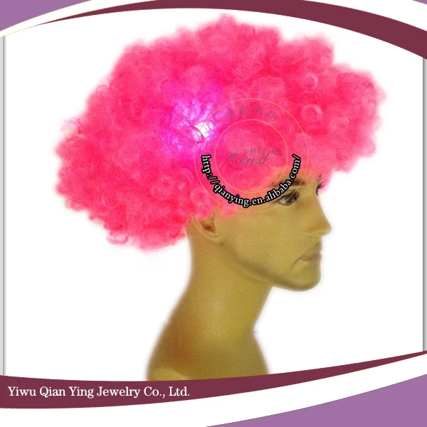 light pink afro wig