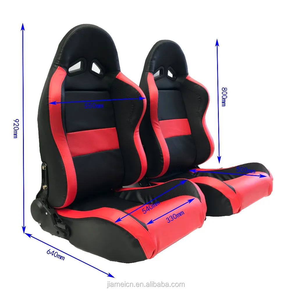 High Quality Adjustable Sports Car Utv Go Kart Racing Pvc Seat For Sale