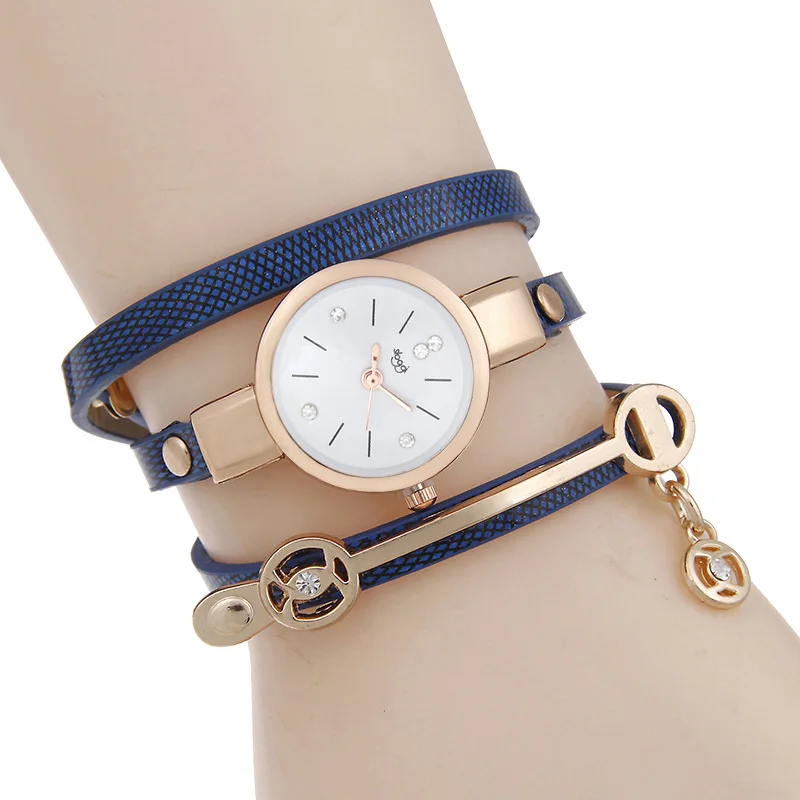 Ladies Quartz Leather Braided Charm Lady Watch Women Wrist Watch Buy