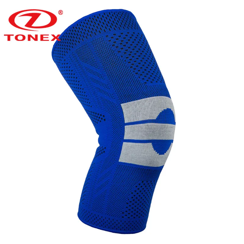 Newest Nylon Sleeve Fitness Supports Compression Knit Knee Support For Sports