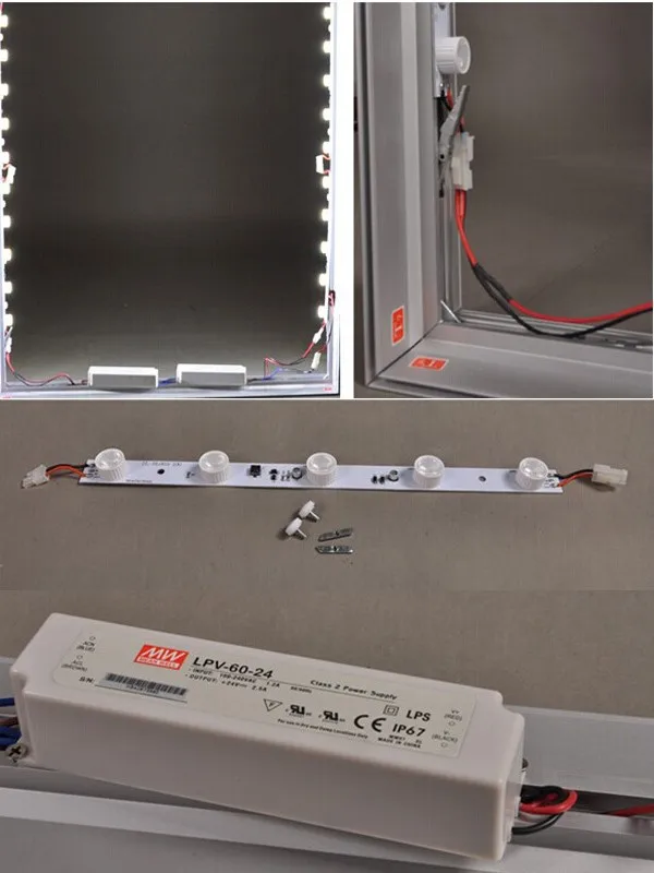 New Design Led Lightbox Rack Shelf For Clothing Store Buy Rack Shelf