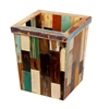 MDF Wooden coffee table wood table and wall hooks cube shelf