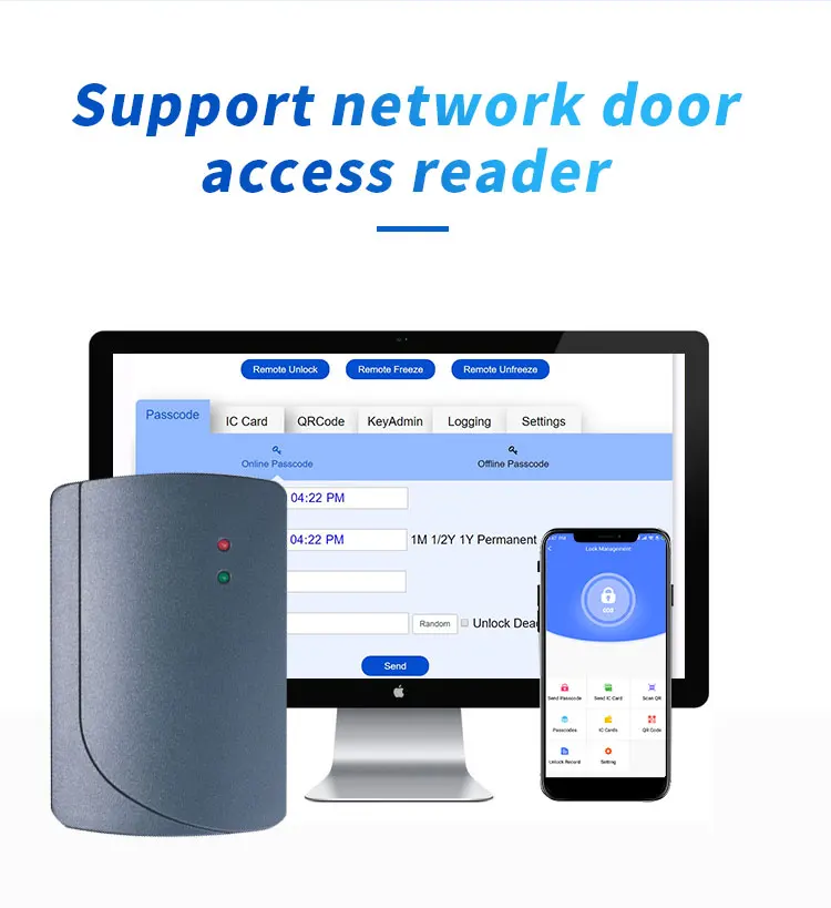 Security Electronic Door Lock APP WIFI Smart Touch Screen Lock Digital Code Keypad Deadbolt For Home Hotel Apartment - ANKUX.COM