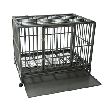 2 Doors Deluxe Folding Square Tube Heavy Duty Dog Crate Buy Heavy Duty Dog Crate Xxl Dog Crate Iron Dog Crate Product On Alibaba Com