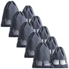 Travel shoes non-woven storage bag backpack small
