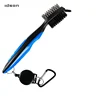 Custom golf accessories golf club cleaning brush sharpener 2 side Golf Brush