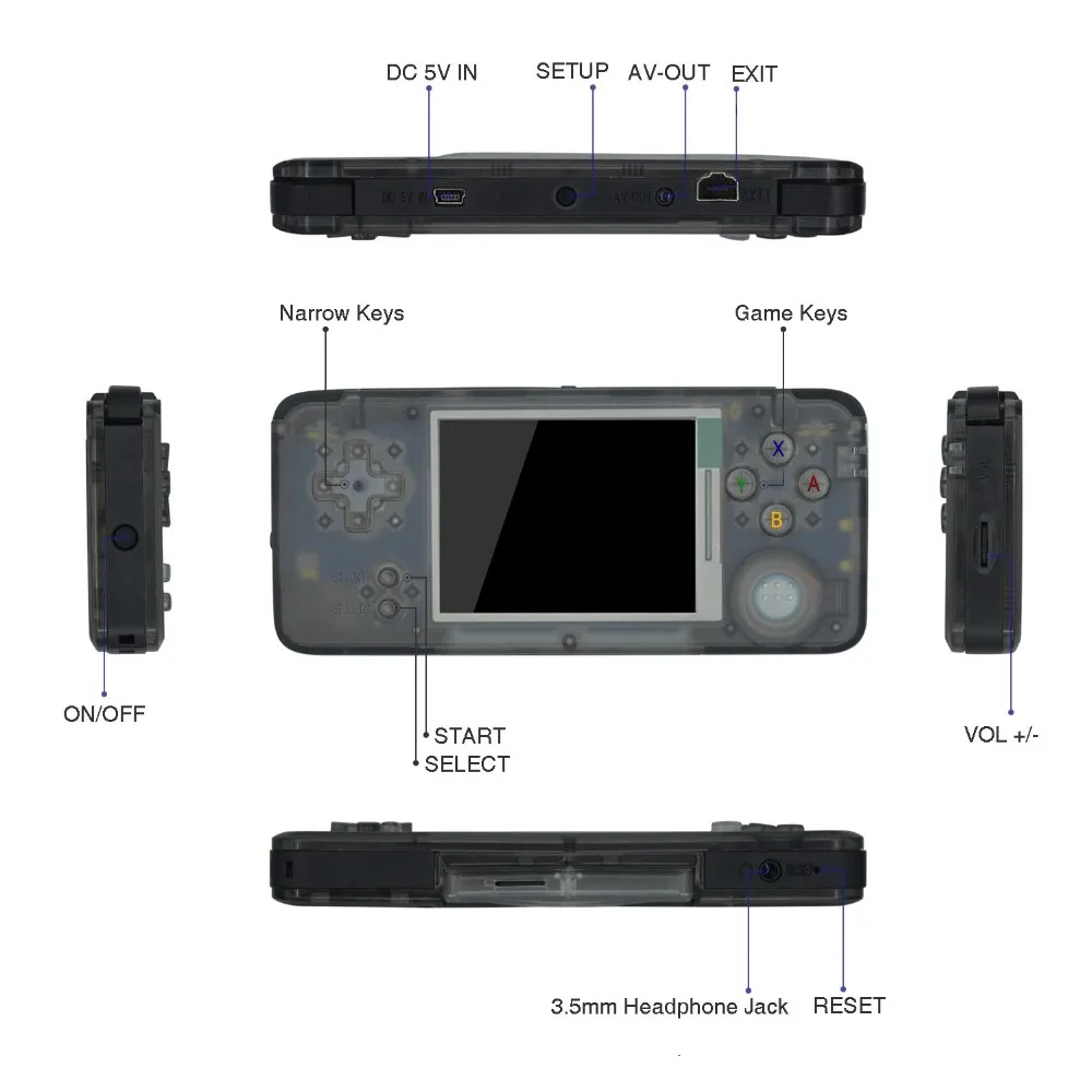 ylm handheld game console