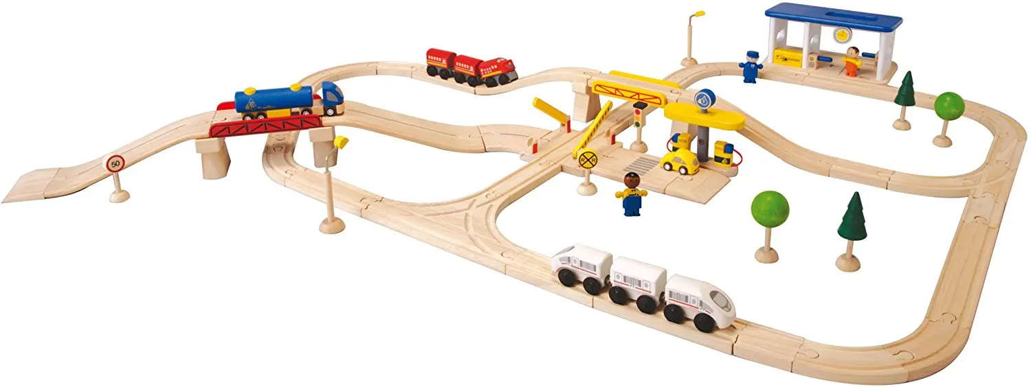 plan toys train track