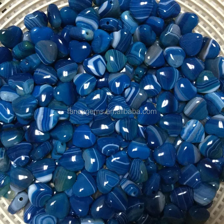 blue agate polished