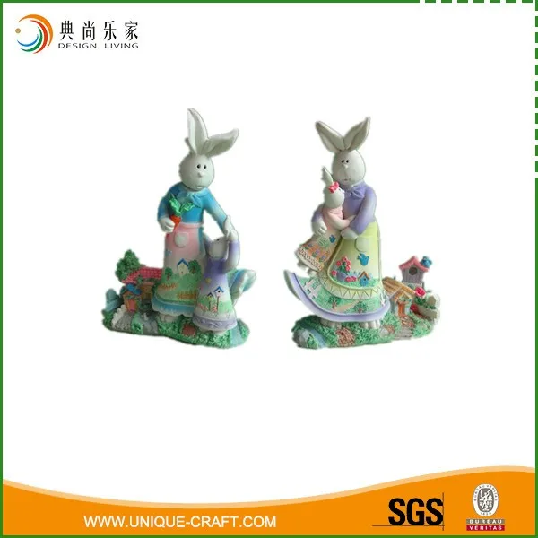 easter rabbit statues