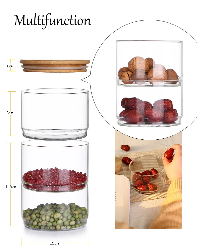 Buy Wholesale China Glass Food Storage Jars With Airtight Seal