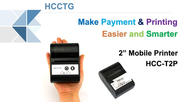Portable Handheld Bluetooth Barcode Thermal Printer HCC-T2P