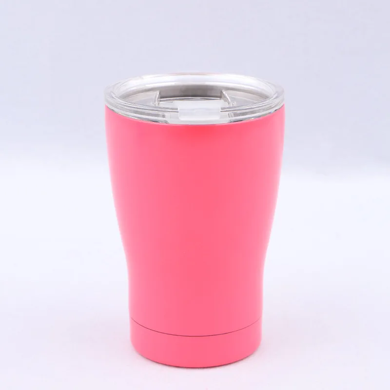 12 Oz Modern Curve Metal Coffee Mug Food Grade 304 Stainless Cups Keep