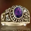 personalized school rings nickel free gold class rings for university graduation souvenir