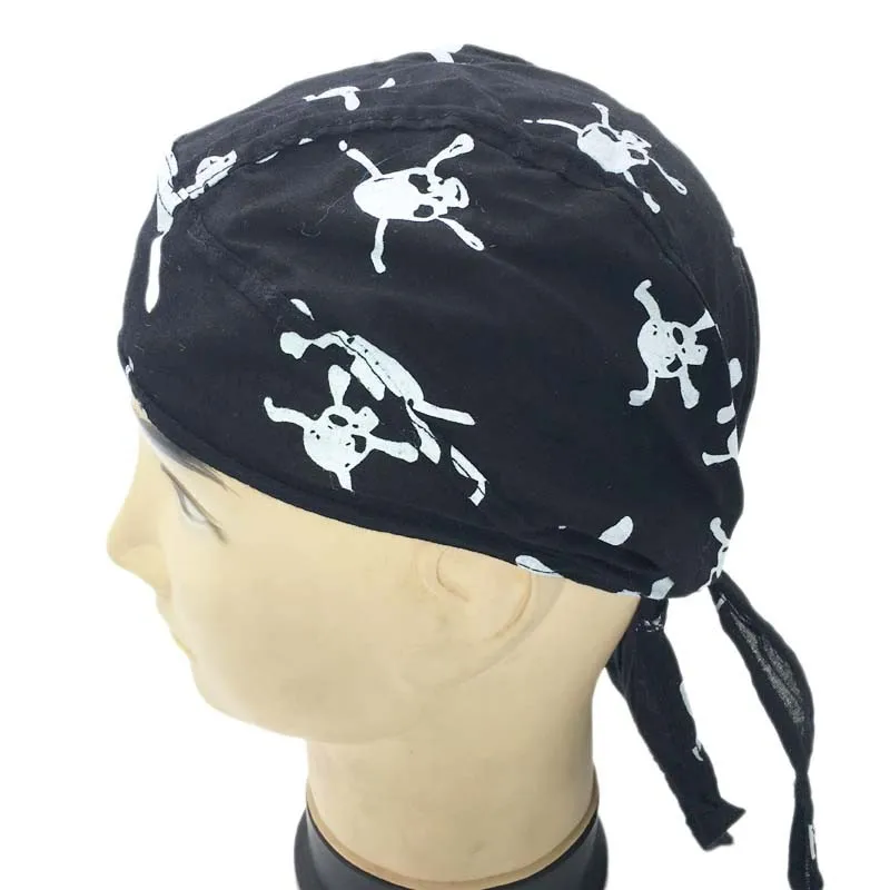 biker skull caps